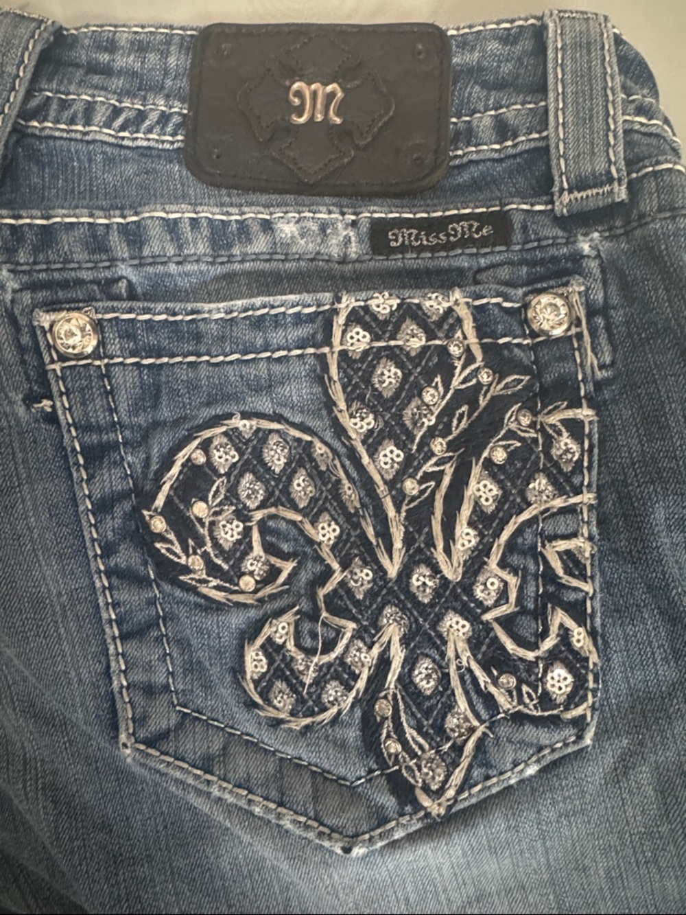 MISS ME BOOTCUT LEG JEANS